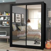 Guarda-roupa Solteiro Dallas Plus 2 Portas de Correr Madesa - 1