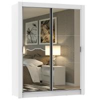 Guarda-roupa Solteiro Dallas 2 Portas Correr Espelho Madesa - 5