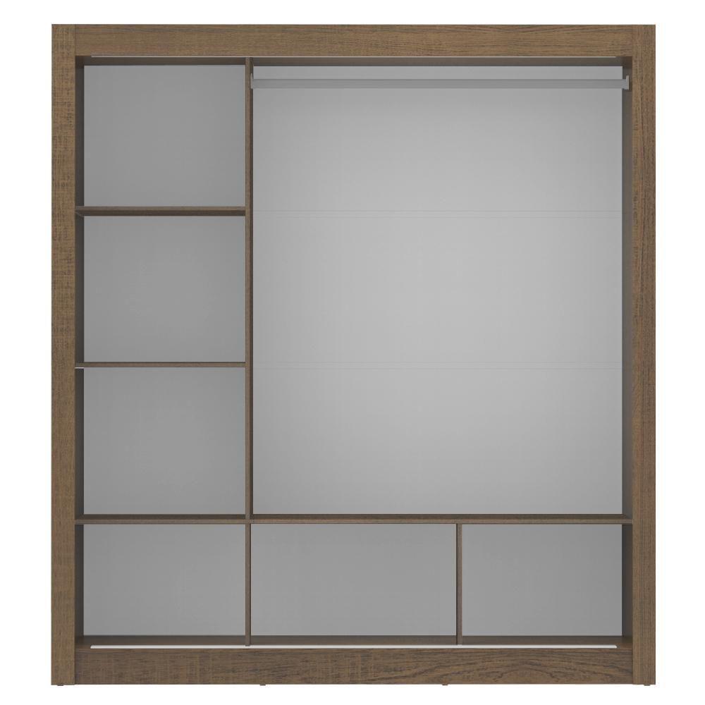 Guarda-Roupa Mônaco 3 Portas de Correr Espelho Rustic Madesa - 5