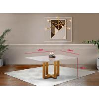 Mesa De Jantar 6 Lugares Lisy Com Tampo De Vidro 160cm - 9