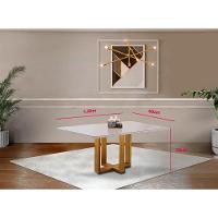 Mesa De Jantar 4 Lugares Lisy Com Tampo De Vidro 120cm - 5