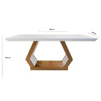 Mesa De Jantar 6 Cadeiras Retangular Alvorada Londrina Linho - 3