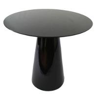 Mesa De Jantar Cone 120 Cm Laqueada Preto - 1