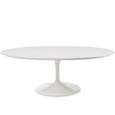 Mesa de Jantar Tulipa Oval 120x80cm Laqueada Branco