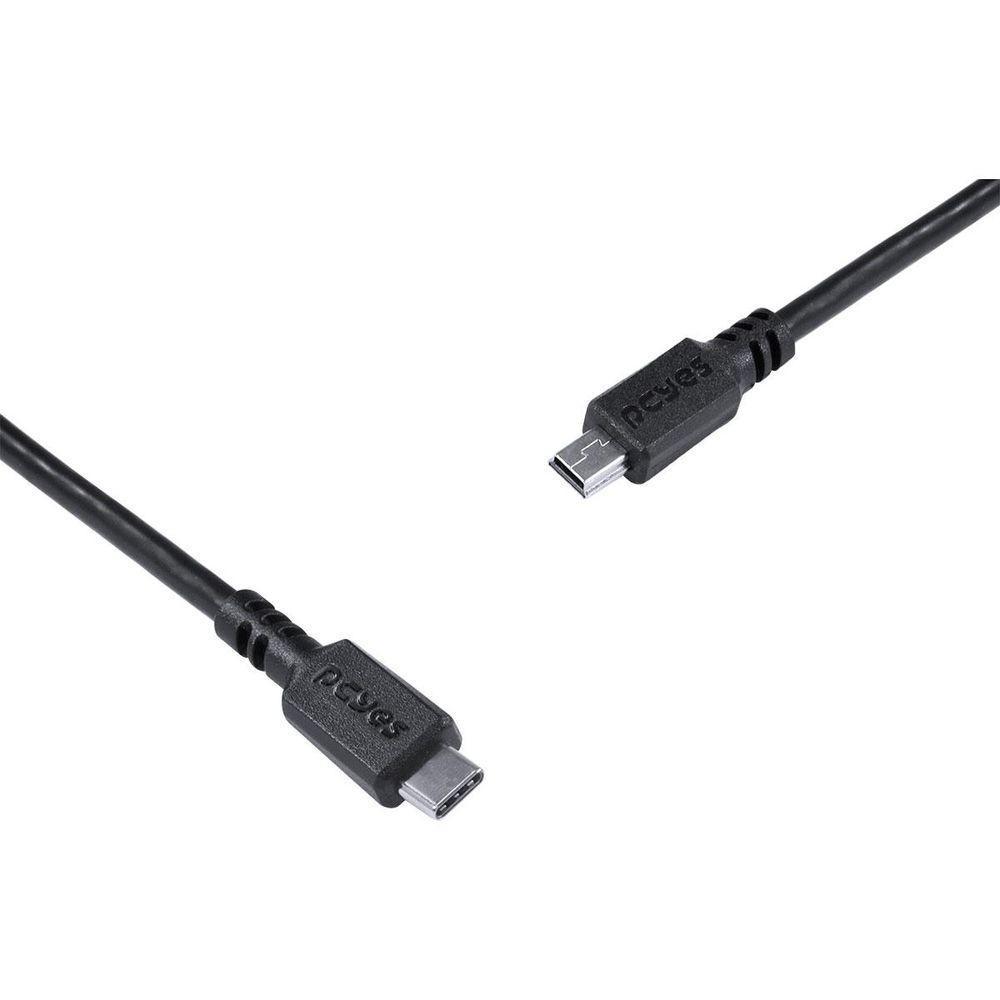Cabo Usb Tipo C Para Mini Usb B 2.0 1m Preto - Pucmbp-1 - 5
