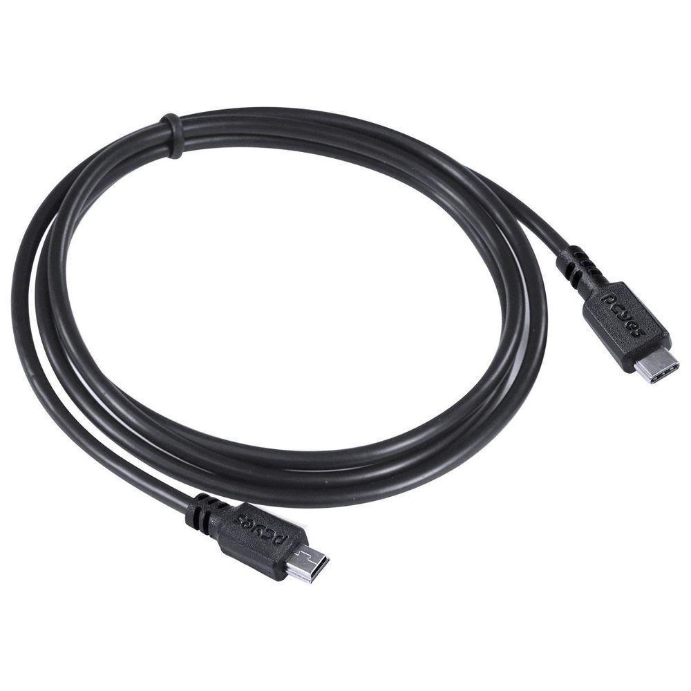 Cabo Usb Tipo C Para Mini Usb B 2.0 1m Preto - Pucmbp-1 - 6