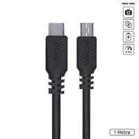 Cabo Usb Tipo C Para Mini Usb B 2.0 1m Preto - Pucmbp-1 - 2