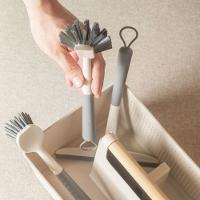 Kit Acessórios De Limpeza 4 Peças Flow Bege Fechado - 2