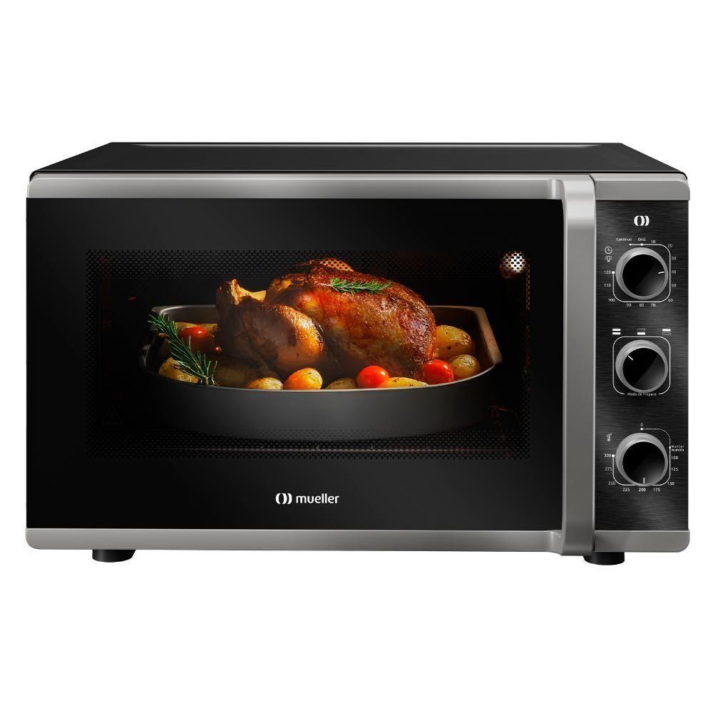 Forno Elétrico De Bancada Mueller 50 Litros E 3 Modos De Assar MFB50K Preto 220V - 3