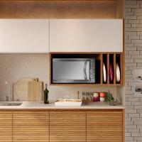 Forno Elétrico De Bancada Mueller Espelhado 50 Litros E Vidro Duplo MFB50F Cinza 220V - 2