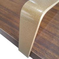 Bandeja Decorativa Castanho Com Borda Infinita Alça Cobre - 6