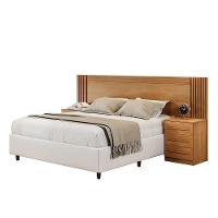 Cabeceira Casal Valência Extensível Com Mesa De Cabeceira Império Cinamomo - 3