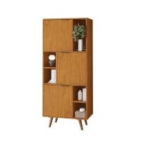 Estante Livreiro Office Aliança Com 3 Portas 5 Nichos Jcm Cinamomo - 1