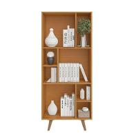 Estante Livreiro Office Aliança Com 3 Portas 5 Nichos Jcm Cinamomo - 4