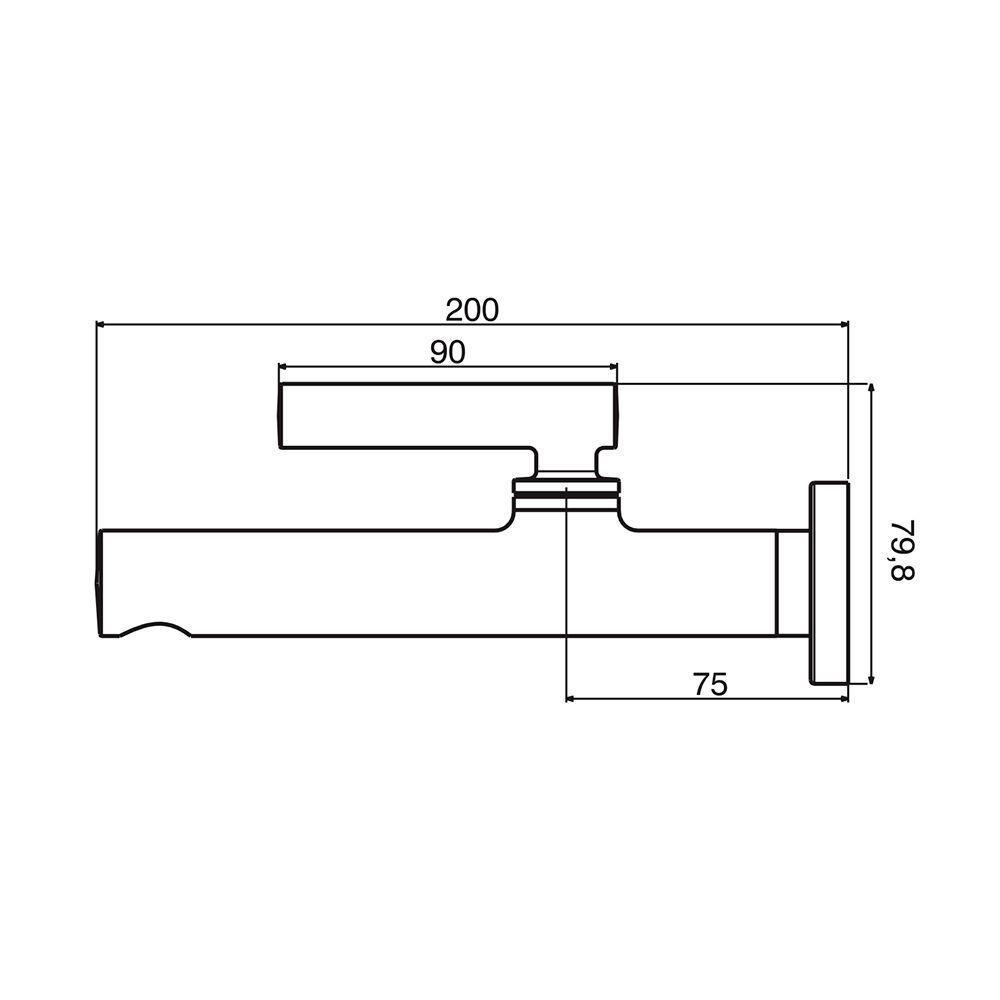 Torneira Deca Beta 1178.c109 De Parede Cromada - 4