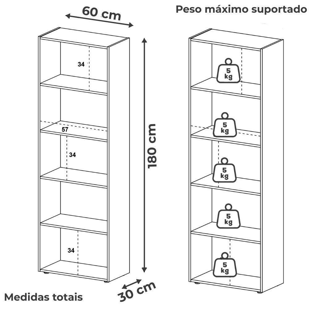 Mesa Gamer 1 Gaveta E Estante Livreiro Preto Vermelho Arly Preto Vermelho - 3