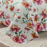 Kit Cobre Leito Colcha King Boutik Dupla Face - Lilian - 100% Poliéster - 4