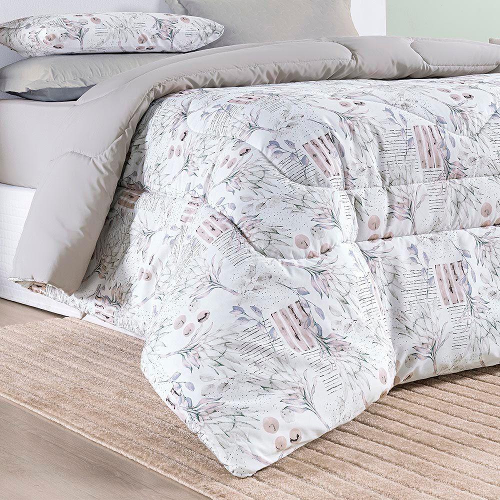 Kit Coordenado Edredom E Cobre Leito Sensuale Super King Protea 4 Peças - 80% Algodão, 20% Poliéster - 3