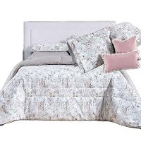 Kit Coordenado Edredom E Cobre Leito Sensuale Super King Protea 4 Peças - 80% Algodão, 20% Poliéster - 1