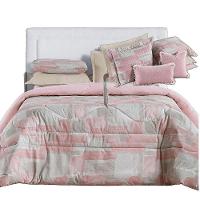 Kit Coordenado Edredom E Cobre Leito Sensuale Super King Quadri 4 Peças - 80% Algodão, 20% Poliéster - 1