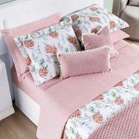 Kit Coordenado Edredom E Cobre Leito Sensuale Queen Hortência 4 Peças - 80% Algodão, 20% Poliéster - 5