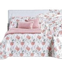 Kit Coordenado Cobre Leito E Lençol Sensuale King Hortência 7 Peças - 80% Algodão, 20% Poliéster - 1