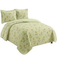 Kit Cobre Leito Colcha Queen Boutik Dupla Face - Estampa 24 - 100% Poliéster - 1