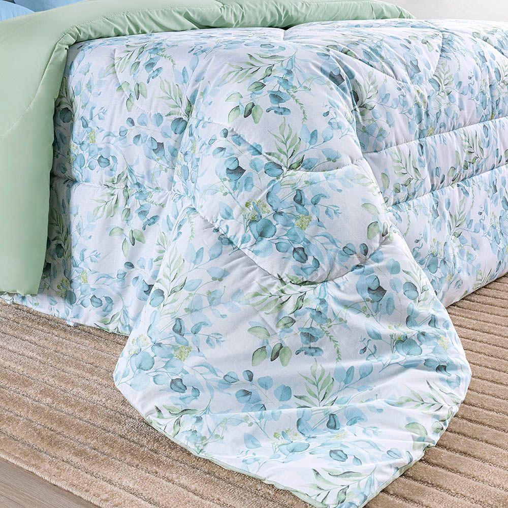 Kit Coordenado Edredom, Cobre Leito E Lençol Sensuale Super King Forest 8 Peças - 80% Algodão, 20% Poliéster - 3