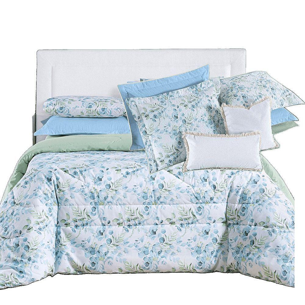 Kit Coordenado Edredom E Cobre Leito Sensuale Super King Forest 4 Peças - 80% Algodão, 20% Poliéster - 1