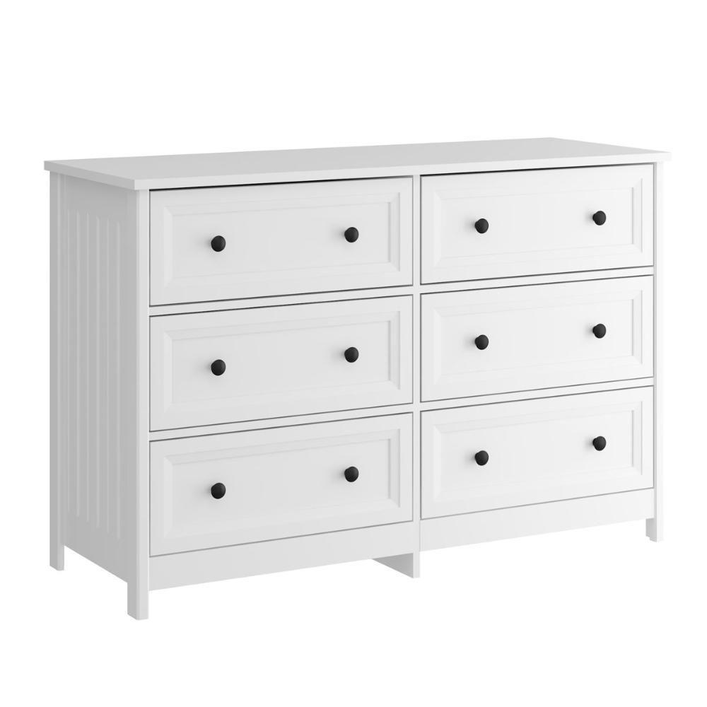 Cômoda 6 Gavetas Com Divisoria Ditália Dm-217 Branco - 7