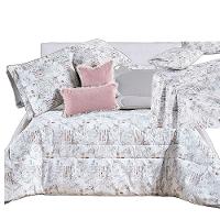 Kit Coordenado Edredom, Cobre Leito E Lençol Sensuale King Protea 8 Peças - 80% Algodão, 20% Poliéster - 1