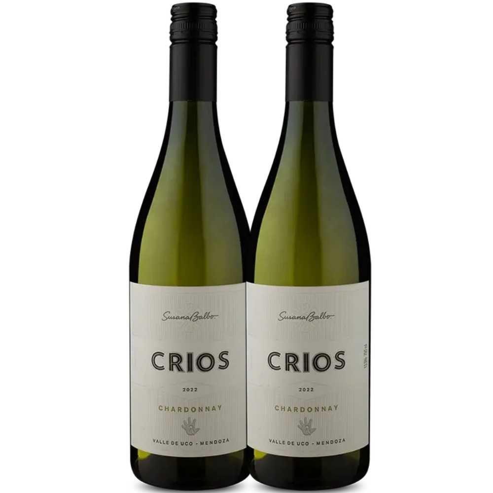 Kit 2 Garrafas Vinho Branco Susana Balbo Crios Chardonnay 750ml - 1