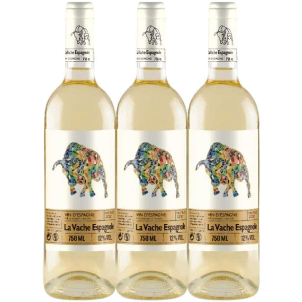 Vinho Branco La Vache Espagnole Macabeo 750ml (3 Und) - 1