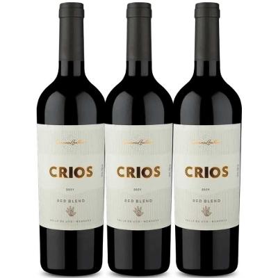 Garrafas Vinho Tinto Susana Balbo Crios Red Blend 750ml (3 Und)