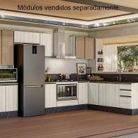 Balcao Nicho Forno 80cm Mdf Kali 16406 Bianco Toq Bianco Toq Nicioli Bianco Toq Bianco Toq - 9