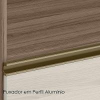 Balcao Nicho Forno 80cm Mdf Kali 16406 Carvalho Toq Bianco Toq Nicioli Carvalho Toq Bianco Toq - 6