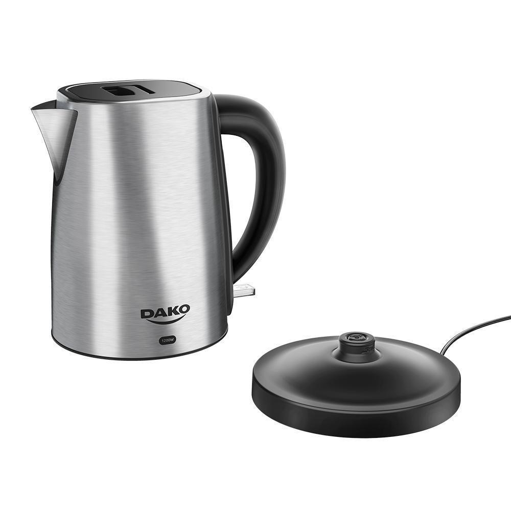 Chaleira Elétrica Dako 1,7L 1800W Em Inox 220V - 7