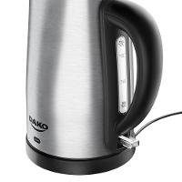 Chaleira Elétrica Dako 1,7L 1800W Em Inox 220V