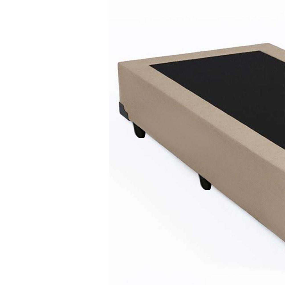 Cama Box Solteiro Sintético King Design Bege 88x188x40 - 3