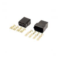 Conector Permak 4 Vias Com Terminais Kit 4 Peças C- 10 Kits - 1