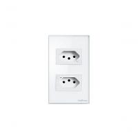 Tomada Dupla 10a Inteligente Wi-fi Ets 1002 Branco 4850064 - 1