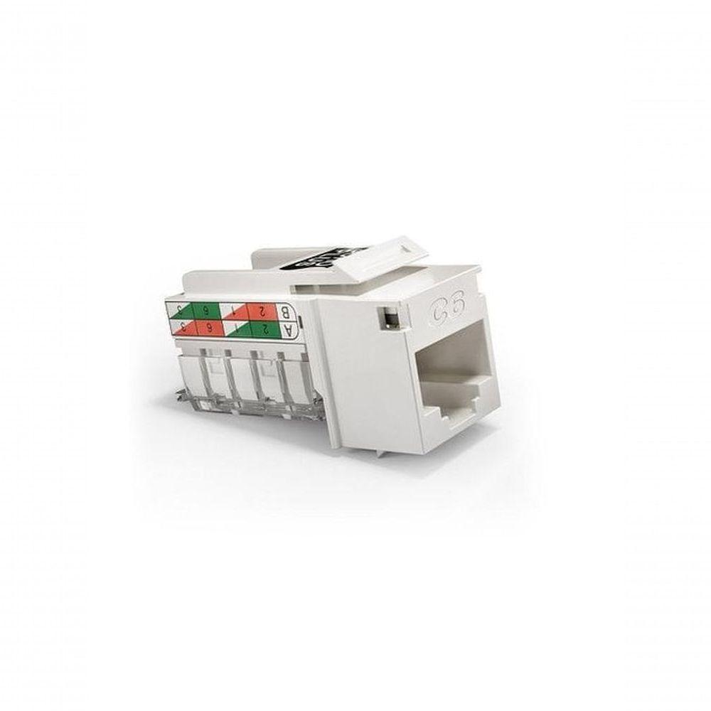 Conector Femea Keystone Rj45 Cat.6 T568a-b Branco 35050424 - 1