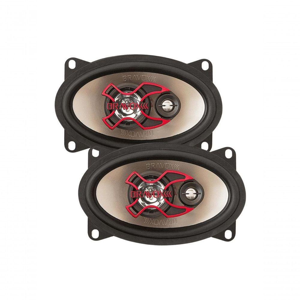 Alto Falante Bravox Triaxial B3x46x 4x6 40w Rms 4r - 1