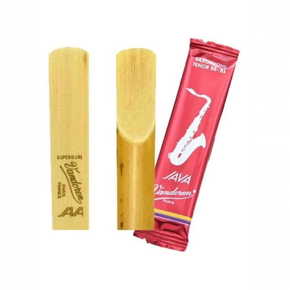Palheta Java Red Cut Para Saxofone Tenor 2 ½ Vandoren Sr2725r Cx 5 - 1