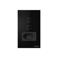 Tomada Com Interruptor Inteligente Intelbras Ets 2002 Smart - 1