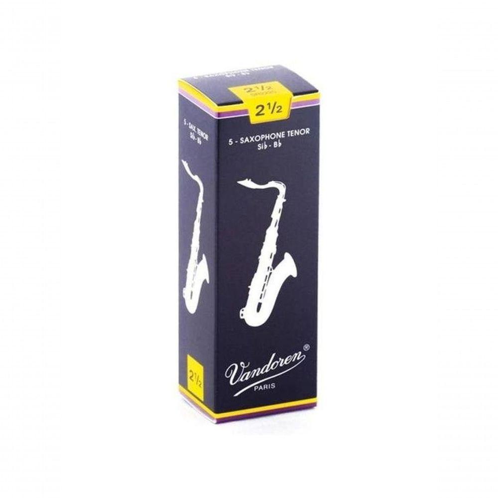 Palheta Tradicional Para Saxofone Tenor 2 ½ Vandoren Sr2225 Cx 5 - 1