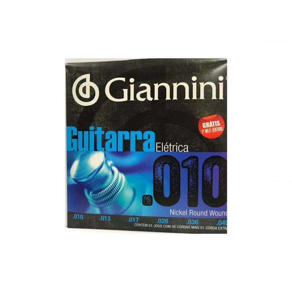 Encordamento Giannini Guitarra Geegst.10 Com 10 0.010 - 1