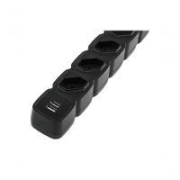 Protetor Eletrico Intelbras Epe204 4 Tomadas 2 Usb Preto - 3