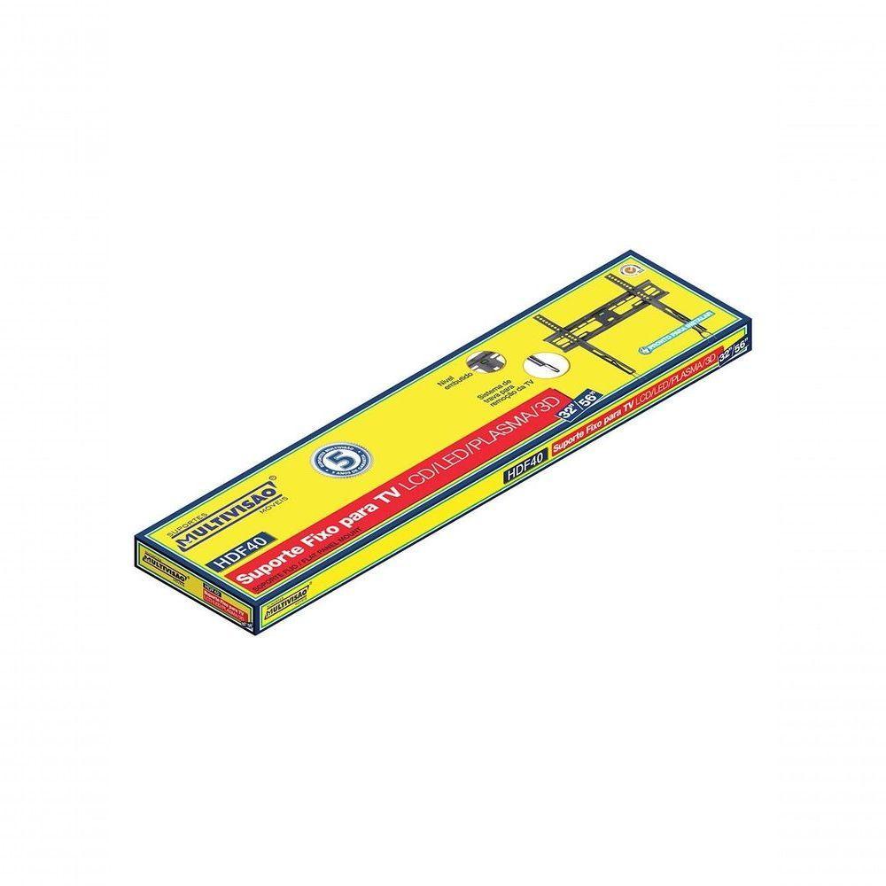 Suporte Para Tv Fixo Multivisao Hdf40 32 A 56 Polegadas Com Travas - 1