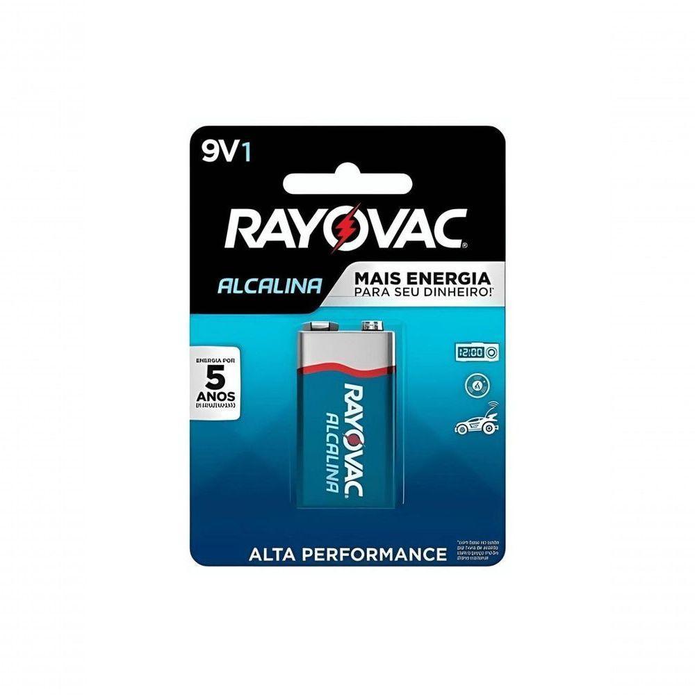 Bateria Alcalina Rayovac 9v Retangular Com 1 Unidade - 2